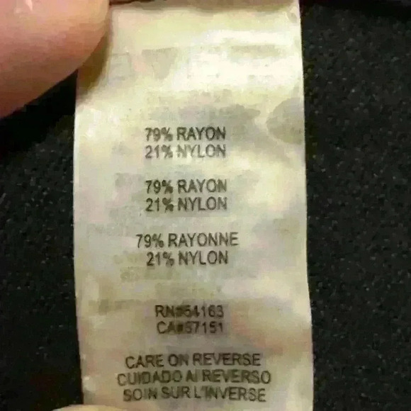 Calvin Klein Black & White Colorblock Turtleneck Sweater - Picture 6 of 8